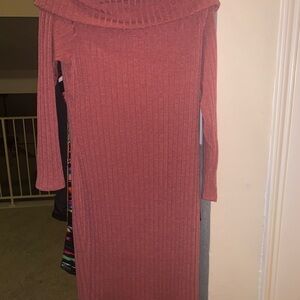 Charlotte Russe Terracotta Knit Dress